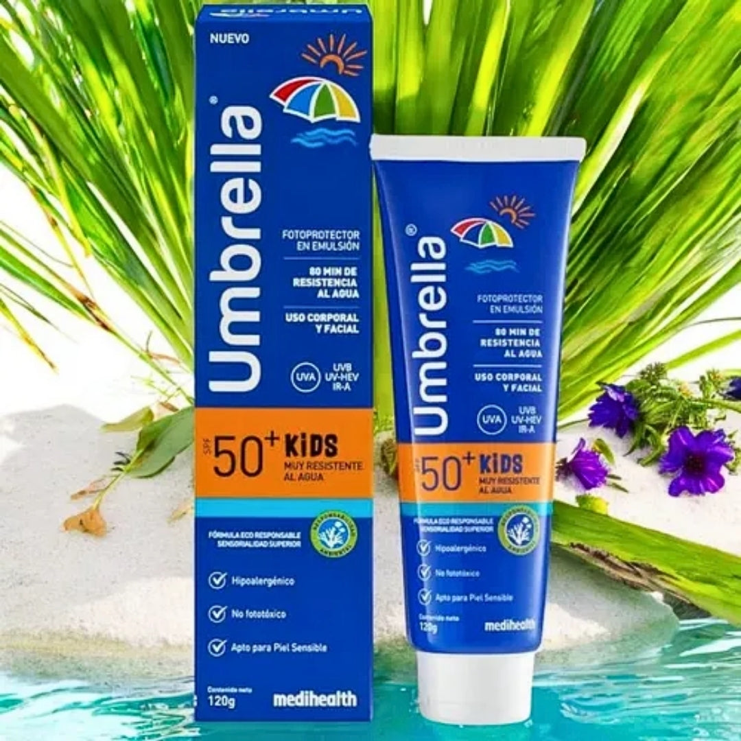 Umbrella Kids Spf 50+ Resistente Al Agua 120g