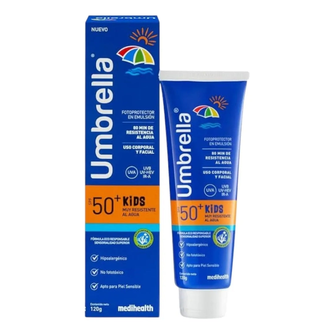 Umbrella Kids Spf 50+ Resistente Al Agua 120g