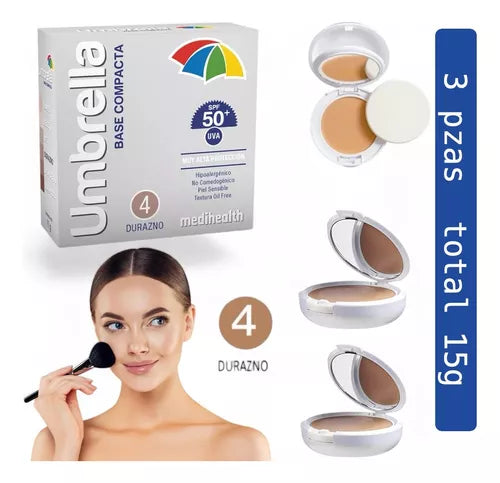 Umbrella Base Compacta De Bolsillo Pack de 3 pzs (5 g c/u)
