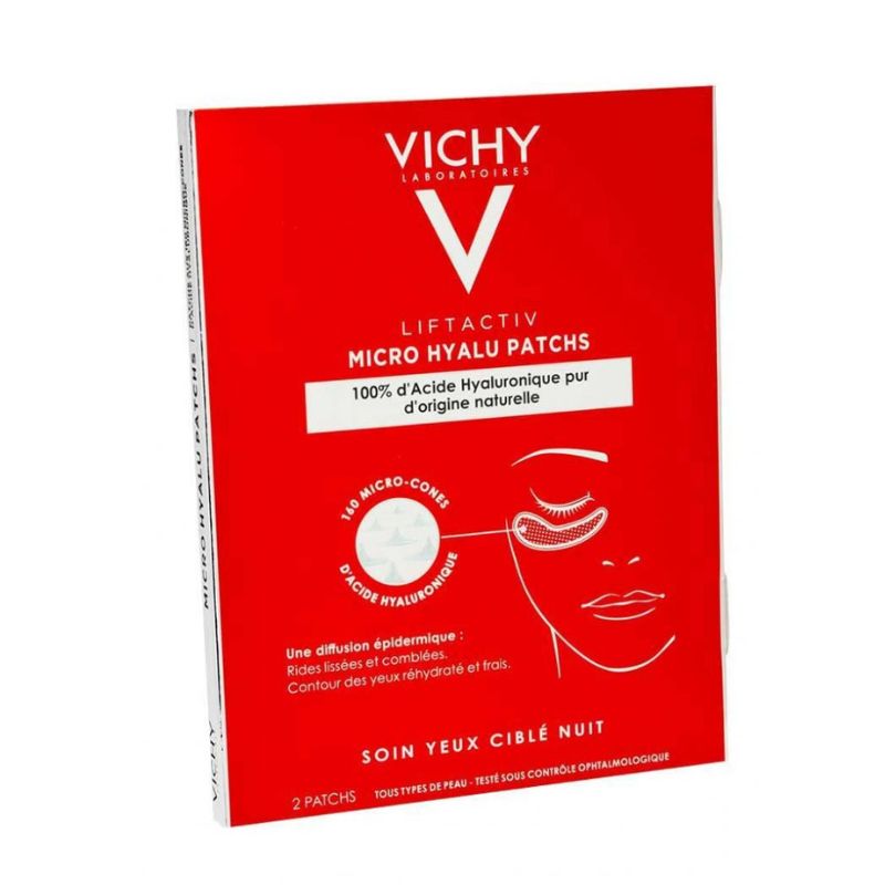 Vichy LIFTACTIV Micro Hyalu Patches, 2 parches.