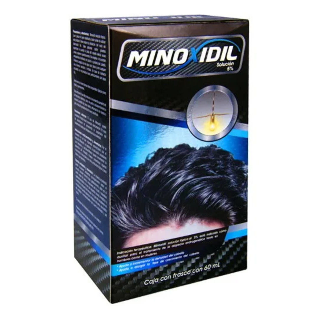 Minoxidil Solución 5% Frasco (60 ml)