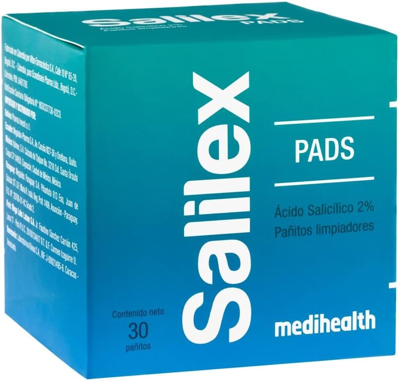 Salilex Pads Discos Limpiadores Rostro Limpieza Profunda 30pz