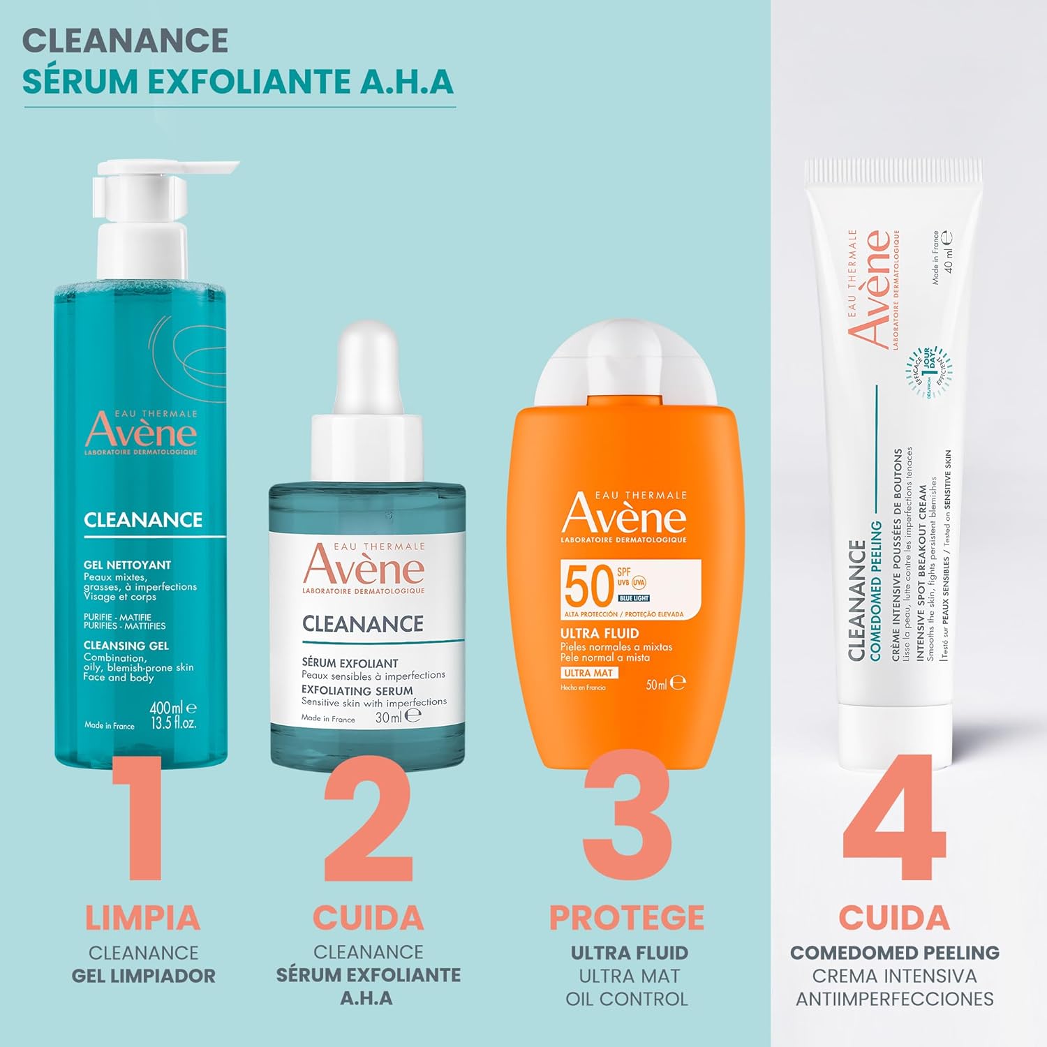 Avène Cleanance Sérum Exfoliante AHA Anti-imperfecciones 30ml