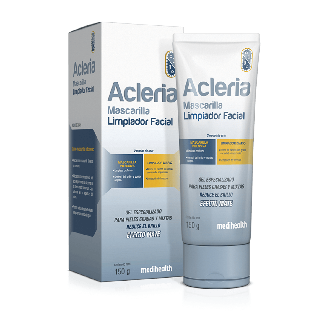 Acleria Mascarilla Gel Limpiador Efecto Mate (150 gr)
