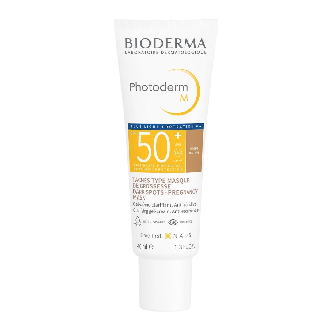 BIODERMA, Protector Solar, Photoderm M Tono Bronce, FPS50+, Alta Cobertura en Manchas, Acabado Mate, 40ML