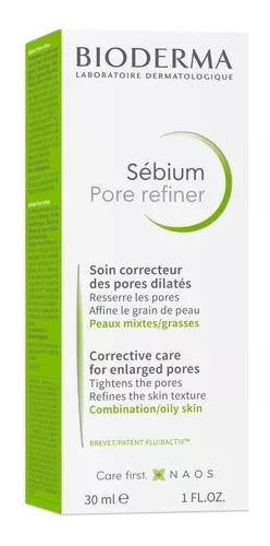 Bioderma Sébium Pore Refiner, Corrector De Poros, 30 Ml Tipo De Piel Mixta A Grasa
