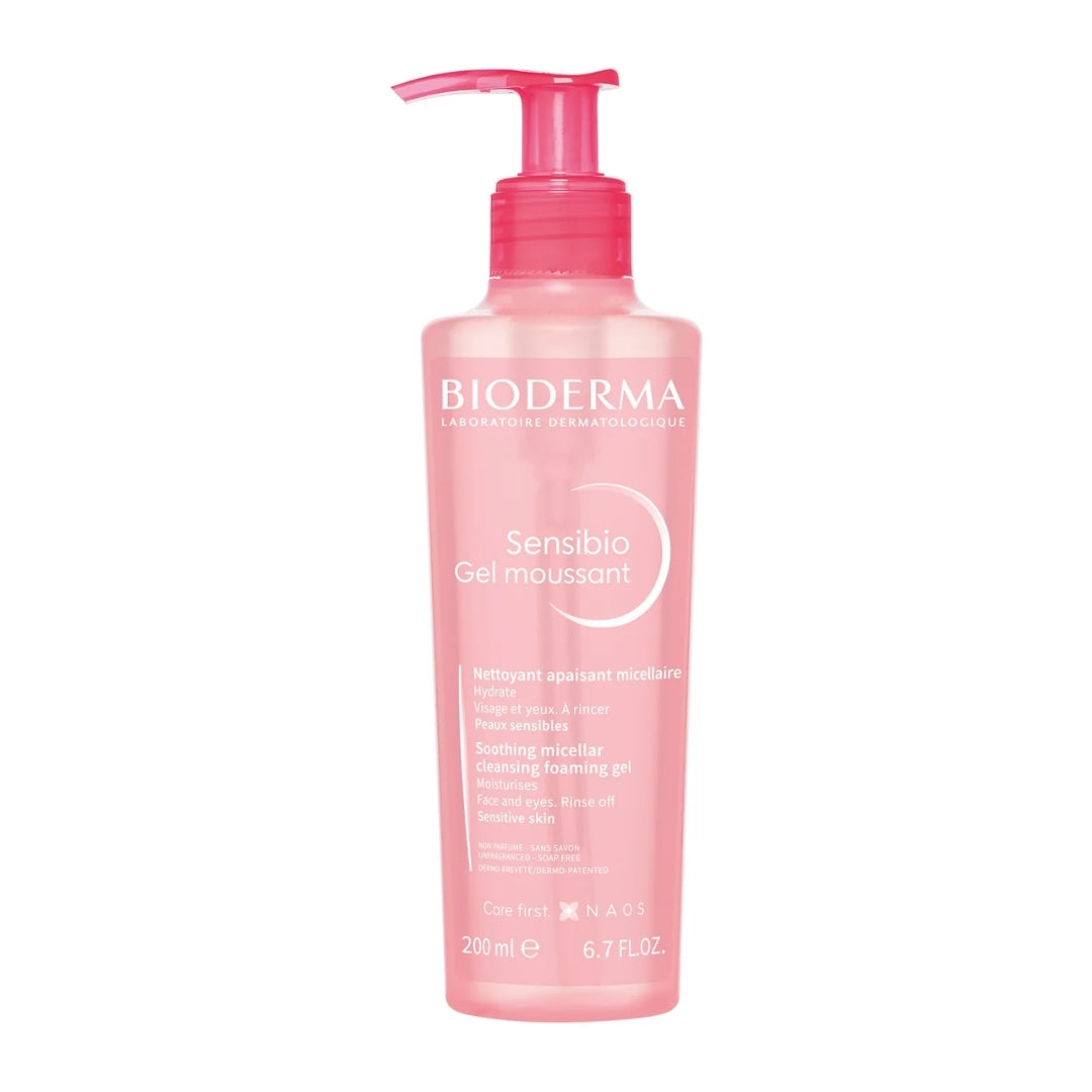 Bioderma Sensibio Gel Moussant, Gel Micelar Limpiador (200 ml)