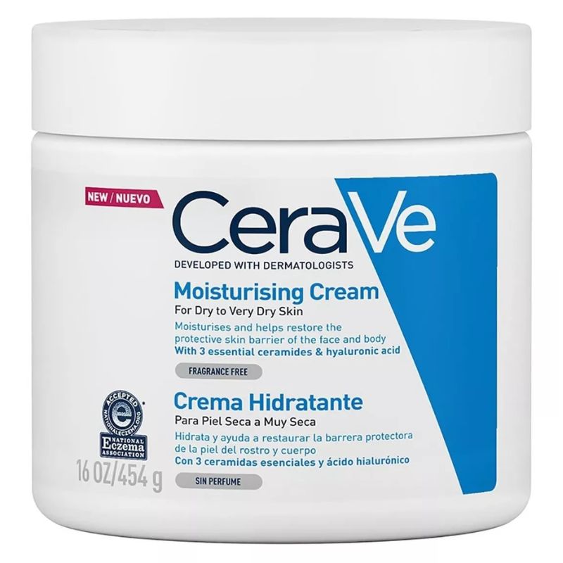 Crema Hidratate CeraVe Para Piel Seca a Muy Seca 454g