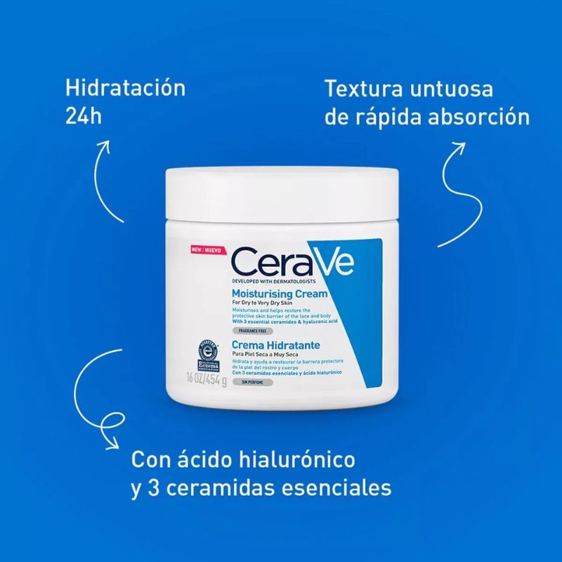 Crema para cuerpo CeraVe Crema Hidratante 542g