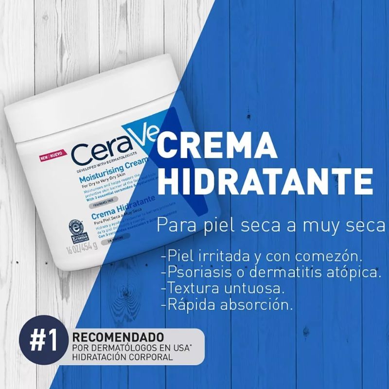 Crema para cuerpo CeraVe Crema Hidratante 542g