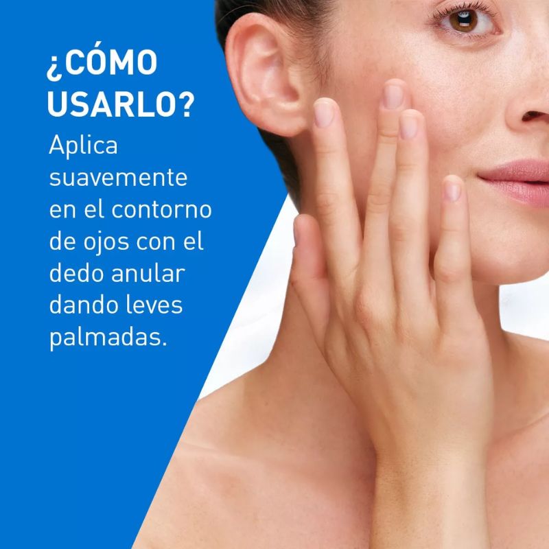 Crema Reparadora Cerave Contorno De Ojos Niacinamida 14 Ml