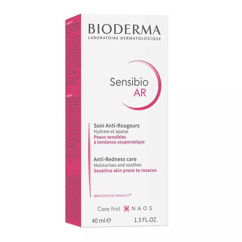 Crema calmante Bioderma Sensibio AR 40 ml - cuidado antienrojecimiento hidratante