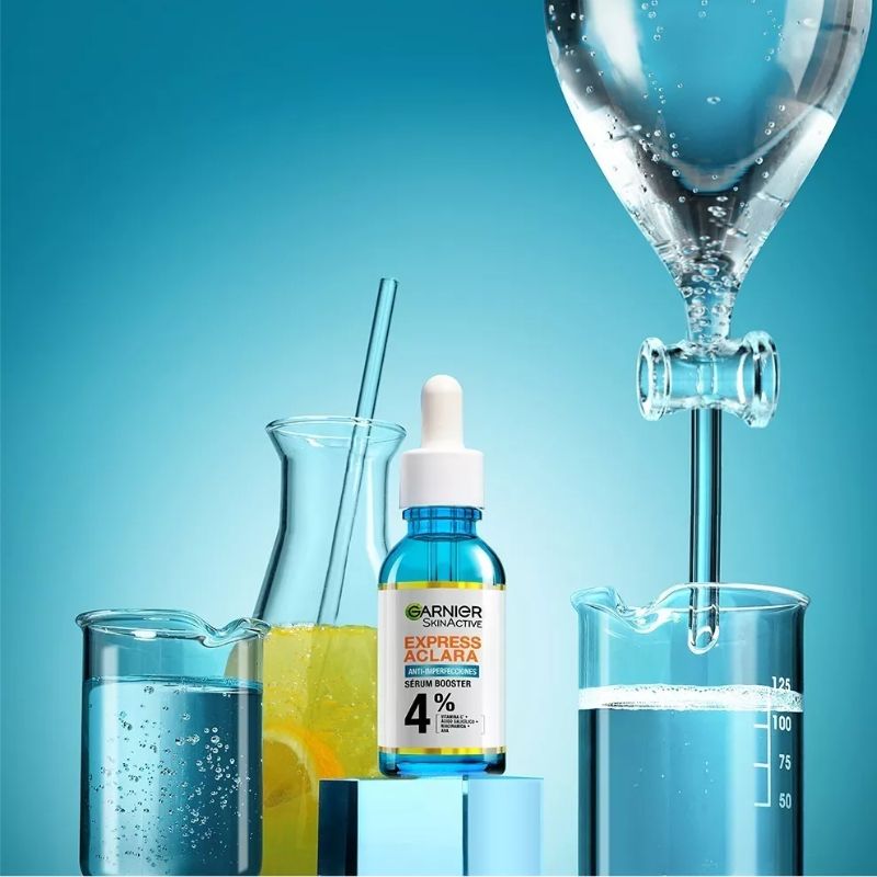 Garnier Express Aclara Sérum Antiacné Con Acido Salicílico Para Día Y Noche 30 Ml