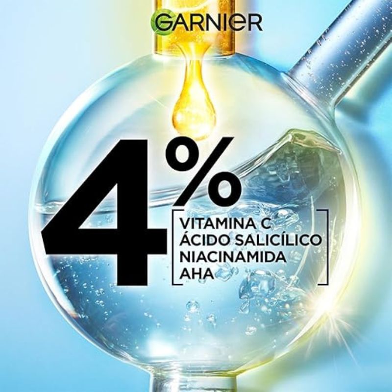 Garnier Express Aclara Sérum Antiacné Con Acido Salicílico Para Día Y Noche 30 Ml