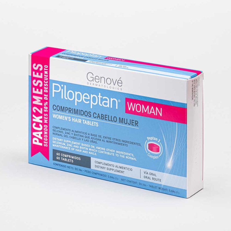 Genove Pilopeptan Woman 64 Comprimidos Muestras Para 2 Meses