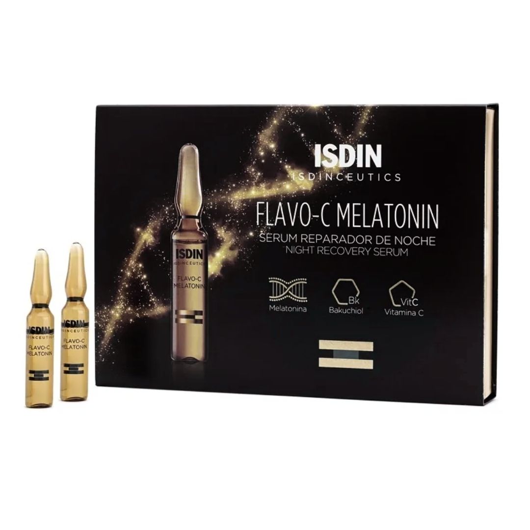 Isdinceutics Flavo-C Melatonin 10 Ampolletas de 2 ml c/u