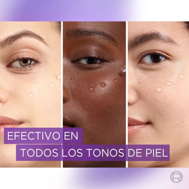 Kit L'Oréal Paris Revitalift Ácido Hialurónico: Sérum rellenador facial Crema día Gel limpiador 3 piezas Hidrata intensamente y rellena líneas de expresión aprobado por dermatólogos skin care