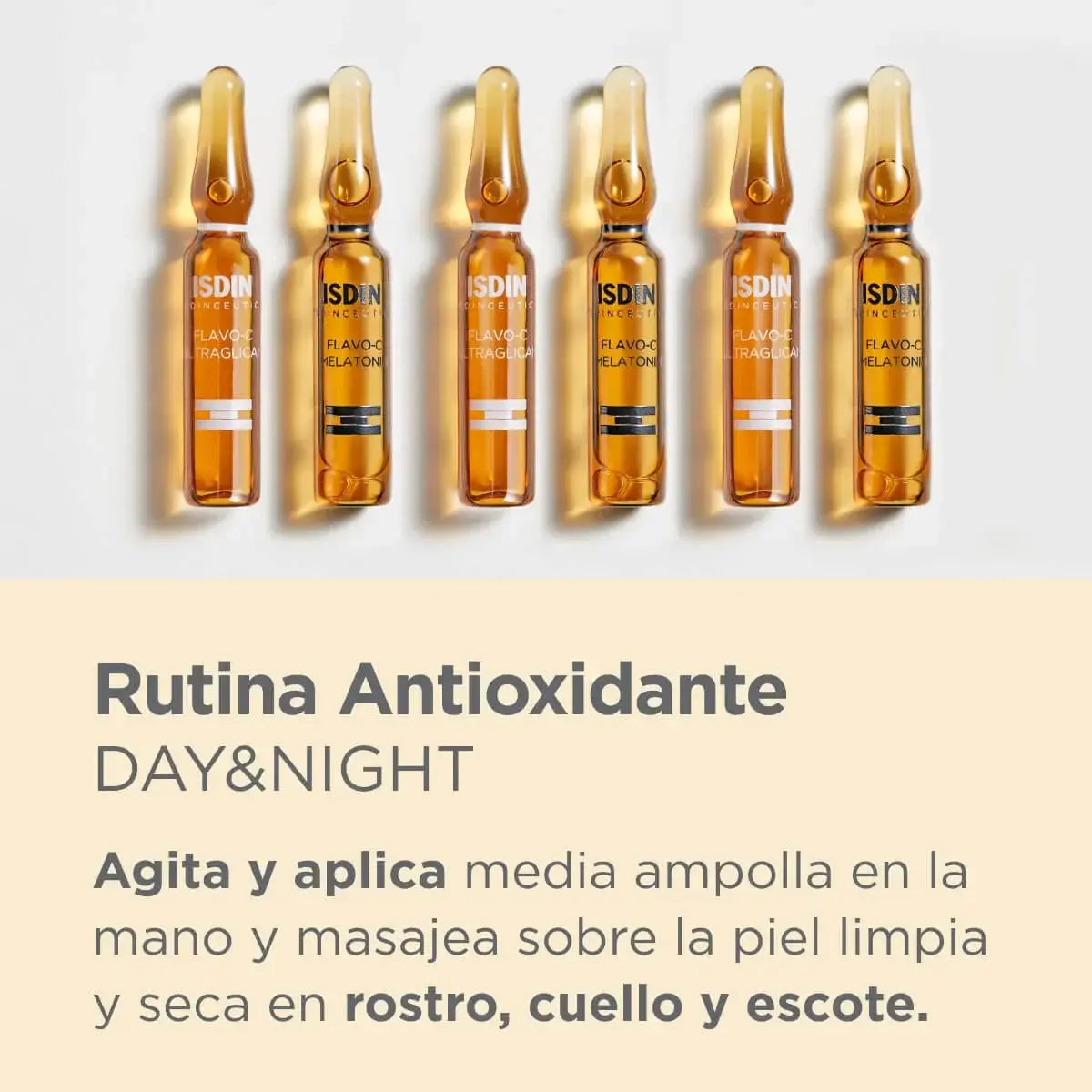 Isdin FLAVO-C ULTRAGLICAN + MELATONIN Sérum Día y Noche