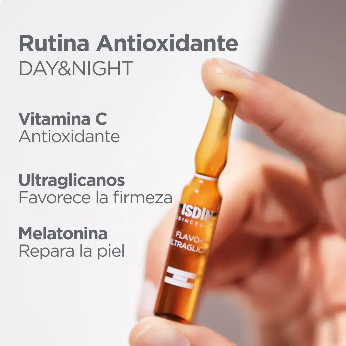 Isdin FLAVO-C ULTRAGLICAN + MELATONIN Sérum Día y Noche