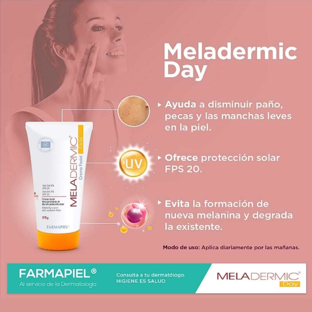 Meladermic Crema Facial Despigmentante  (25 gr)