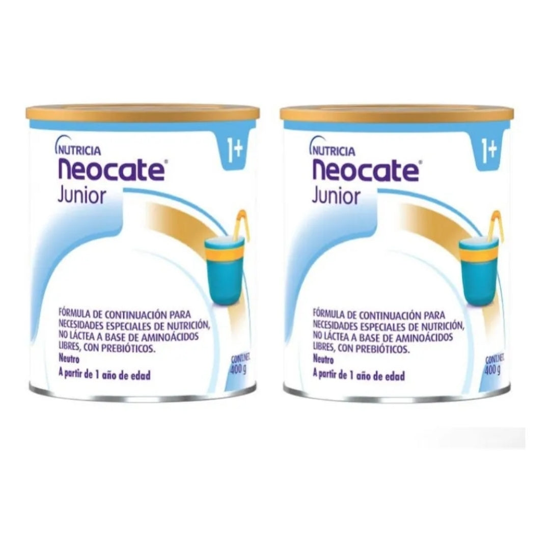 Neocate Junior Nutritivo Fórmula No Láctea 2 Pack 400 G C/ U Sin Sabor