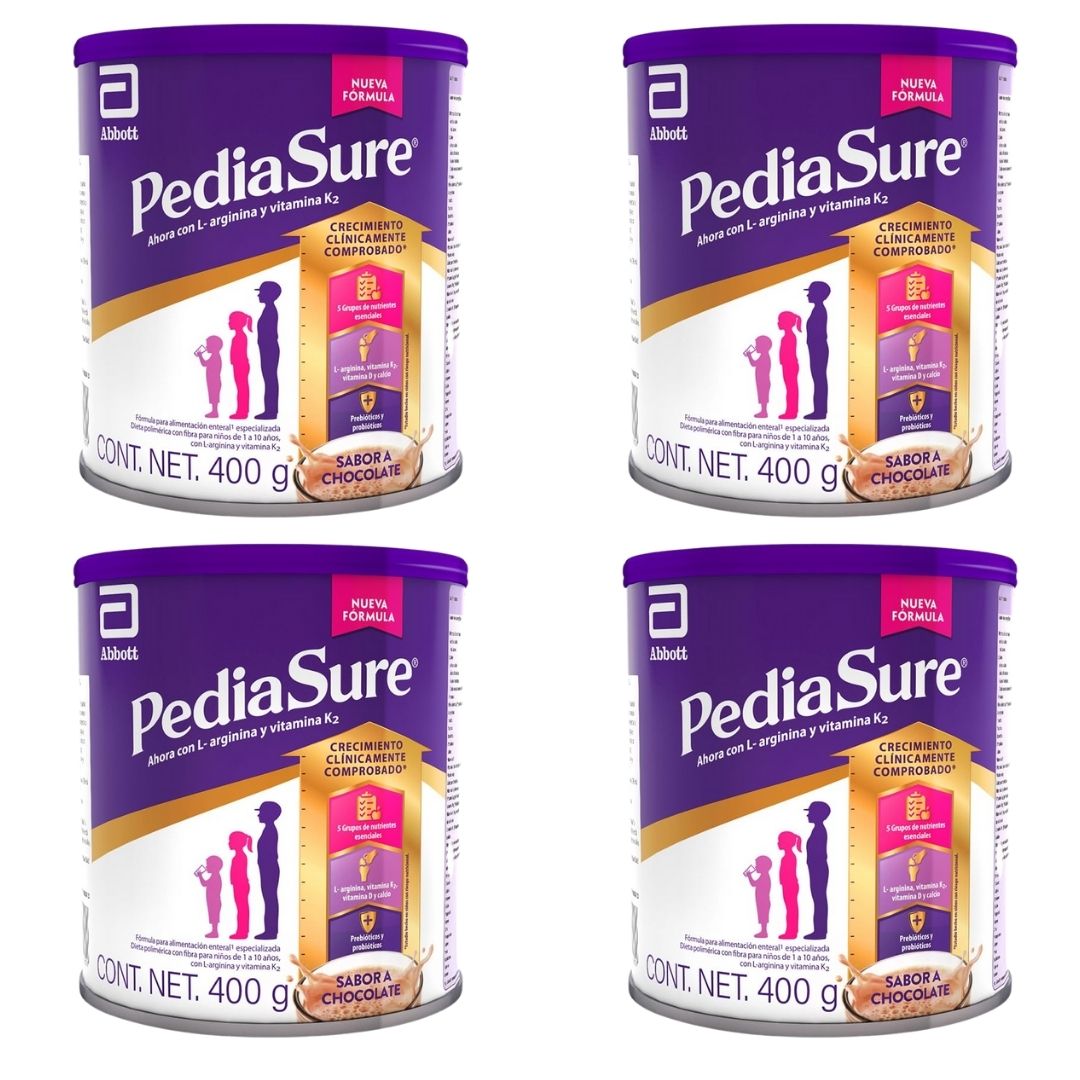 Suplemento Pediasure Sabor a Chocolate, en polvo (400 g por bote)