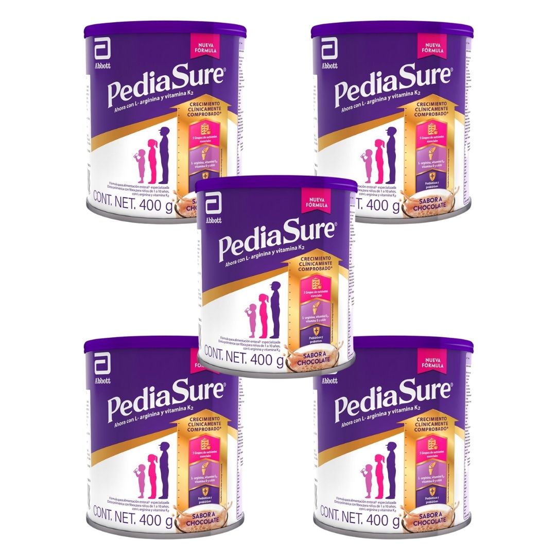 Suplemento Pediasure Sabor a Chocolate, en polvo (400 g por bote)