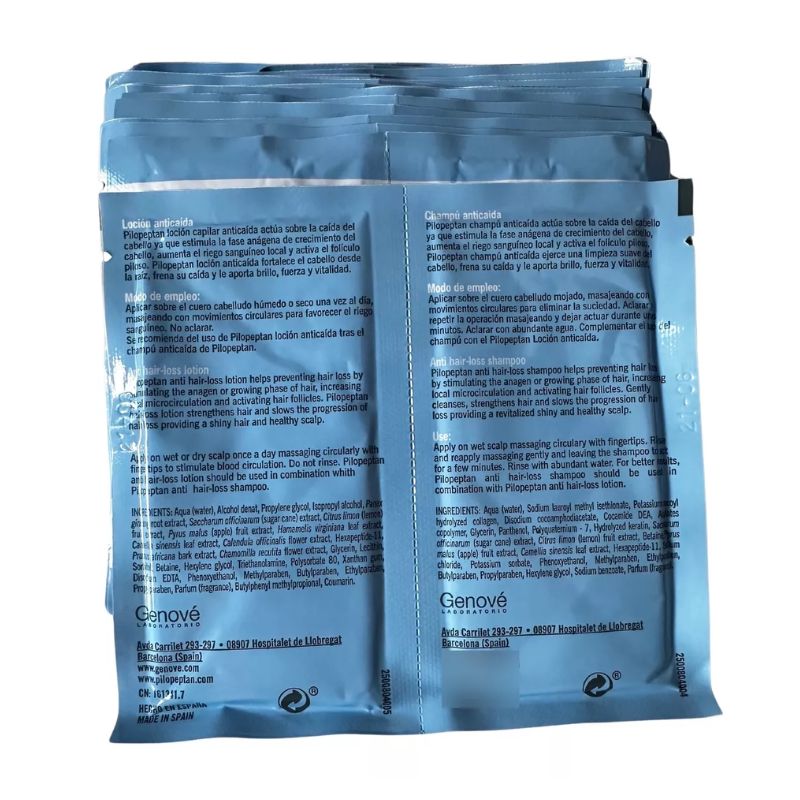 Pilopeptan Pack Locion Anticaida 150 ml Y Champú 150 ml Sobres