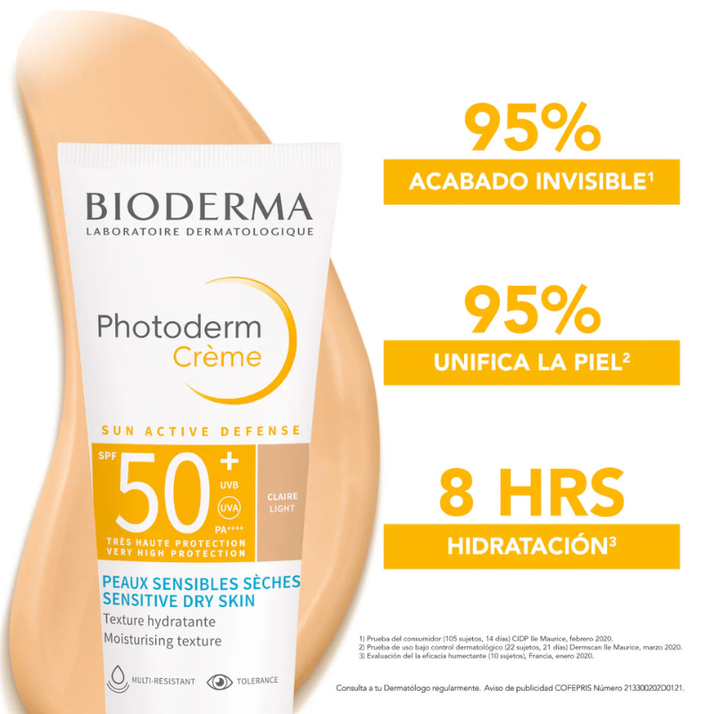 Protector Solar Bioderma Crema Color Photoderm Max Sp50 40ml