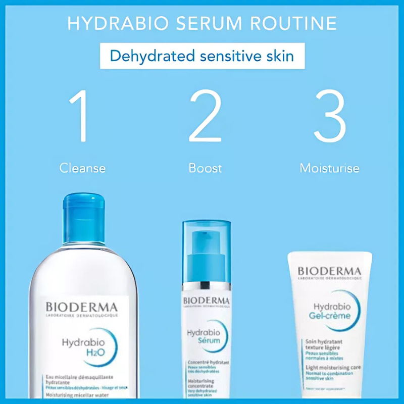 Sérum Bioderma Hydrabio Día/noche Para Piel Sensible De 40ml