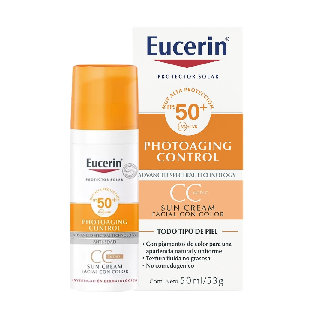 Ucerin Protector Solar Fotoaging Control Con color 50 FPS ( 50 ml)