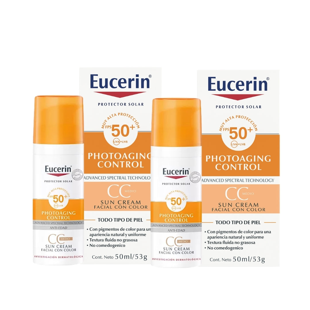Ucerin Protector Solar Fotoaging Control Con color 50 FPS ( 50 ml)