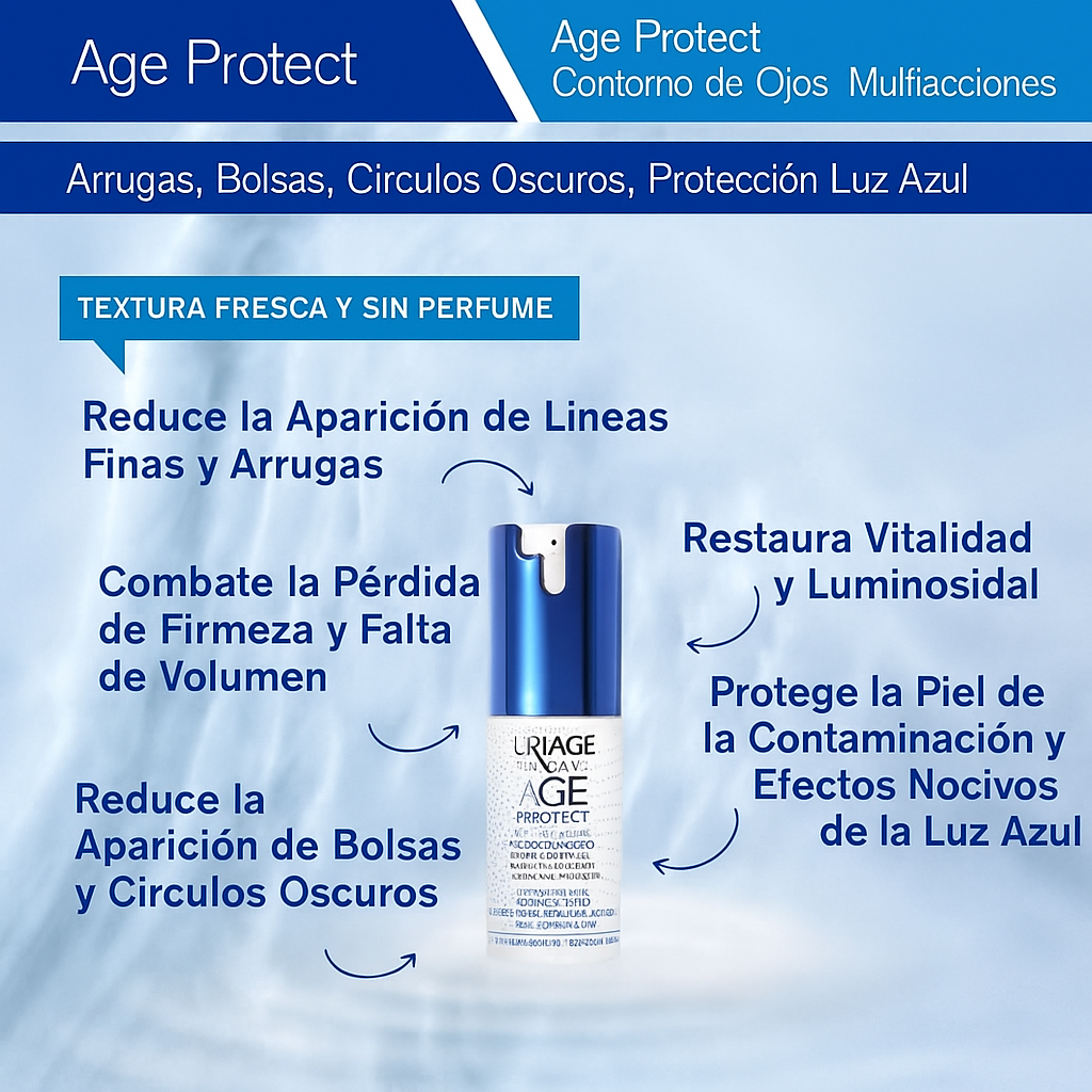 Uriage Age Protect Contorno De Ojos Multi Acción (15  ml)